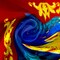 Radha Krishna Backdrop Indian Traditional Cloth 5x8 Feet Backdrop Pooja Wall Decor Indian Wall Art Photo Decor Banner Indian Janmashtami Decor Decorative Pooja Cloth